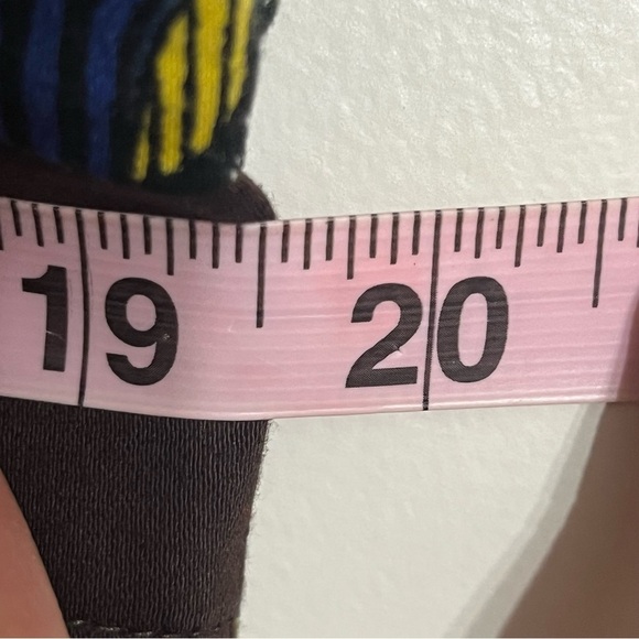 Harve Benard Cotton Jacket Colorful Blazer Size 10 Blue Yellow Black Formal - Picture 6 of 9